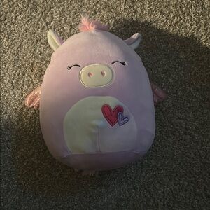Squishmallows Pink Plush with Fluffy Mane